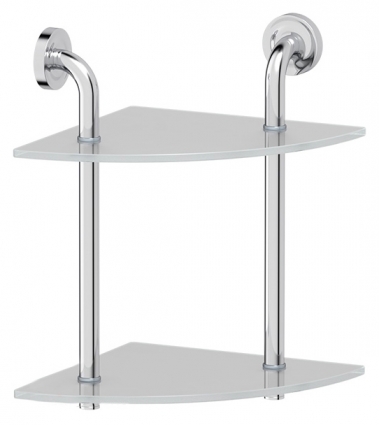 Полка Ellux Elegance ELE 052 2-х ярусная угловая, 26 см