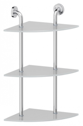 Полка Ellux Elegance ELE 055 3-х ярусная угловая, 30 см
