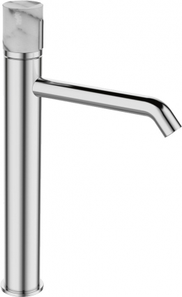 Смеситель для раковины Bronze de Luxe Focus 24615CM хром, мрамор