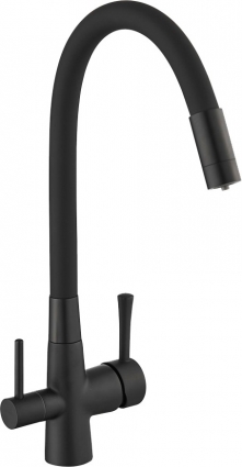 Смеситель для кухни Savol S-L1806H-01 с гибким изливом