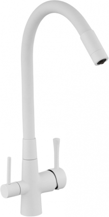 Смеситель для кухни Savol S-L1806W-02 с гибким изливом