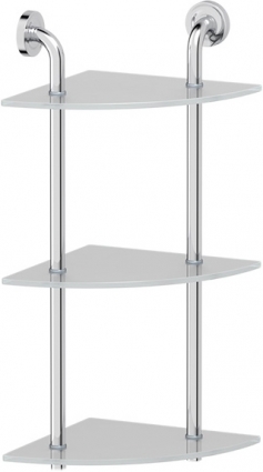 Полка Ellux Elegance ELE 054 3-х ярусная угловая, 26 см