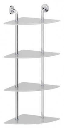 Полка Ellux Elegance ELE 057 4-х ярусная угловая, 30 см