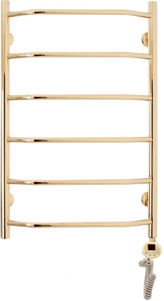 Полотенцесушитель электрический Domoterm Лаура П6 50x80, золото, R