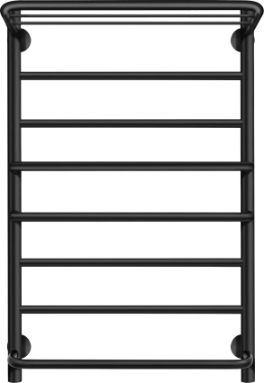 Полотенцесушитель водяной Secado Верона 2 80x50, черный матовый