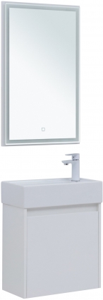 Мебель для ванной Aquanet Nova Lite 50 белый глянец