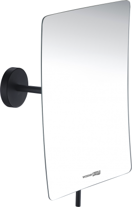 Косметическое зеркало Wasserkraft K-1001Black с 3-х кратным увеличением