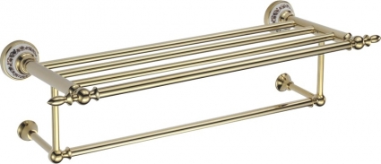Полка Savol 68b S-06845B для полотенец, золото