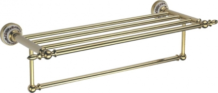 Полка Savol 68b S-06844B для полотенец, золото