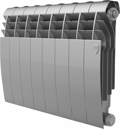 Радиатор биметаллический Royal Thermo BiLiner 350 silver satin, 8 секций