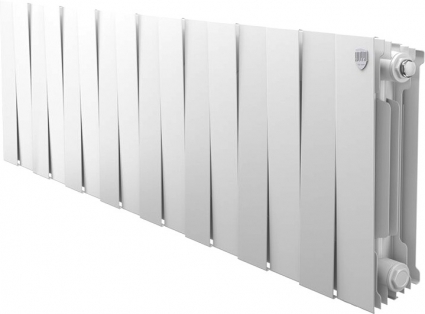Радиатор биметаллический Royal Thermo Piano Forte 300 bianco traffico, 16 секций