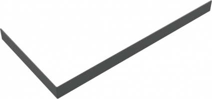 Экран для поддона Good Door Essentia 100x80 графит