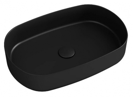 Накладная раковина ISVEA Infinity 10NF65055SV-2N 55х36 черная