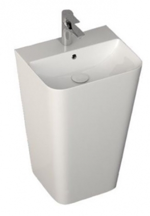 Напольная раковина ISVEA Sott’Aqua 10SQ37001SV-2L 50х42х83 белая, матовая