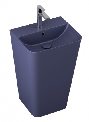 Напольная раковина ISVEA Sott’Aqua 10SQ37001SV-2Z 50х42х83 синяя