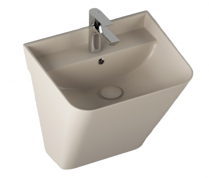 Подвесная раковина ISVEA Sott’Aqua 10SQ37002SV-2K 50х42х51.5 слоновая кость