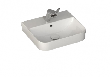 Накладная раковина ISVEA Sott’Aqua 10SQ50048SV 47.8х41.7 белая