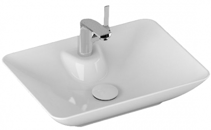 Накладная раковина ISVEA SistemaY 10SY50052SV 52.5х39.5 белая 