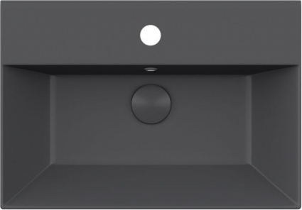 Накладная раковина ISVEA SistemaZ 10SF50060SV-2C 60х42 антрацит