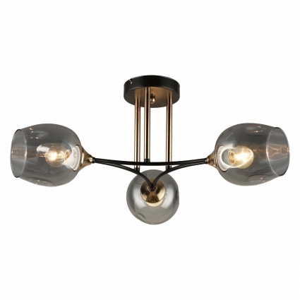 Потолочная люстра IMEX MD.4882-3-S COFFEE+FGD