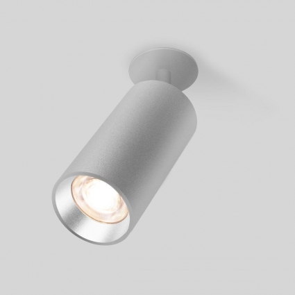 Встраиваемый светодиодный спот Elektrostandard Diffe 25066/Led серебряный a058212