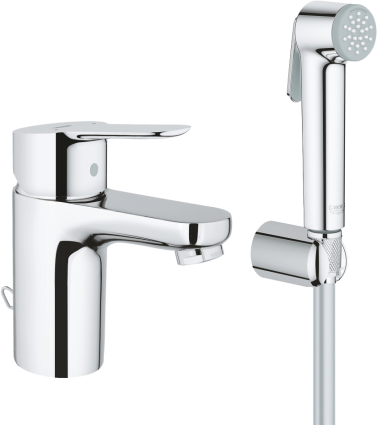 Смеситель для раковины Grohe Start Edge 23773000 с гигиеническим душем