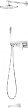 Душевой комплект Boheme Spectre 454-2-MW matt white