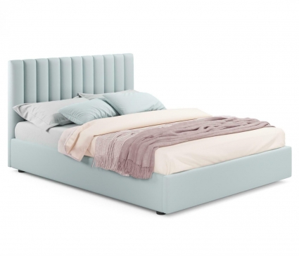 Кровать с подъемным механизмом LASKA Family Olivia 180х200 мятного цвета