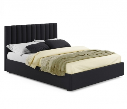 Кровать с подъемным механизмом LASKA Family Olivia 180х200 черного цвета