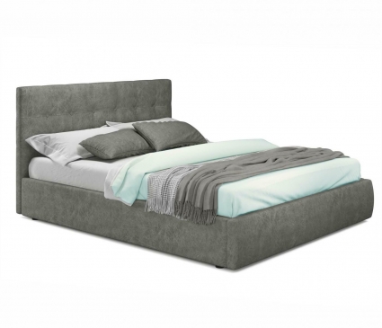Кровать LASKA Family с подъемным механизмом Selesta 180х200 цвета графит