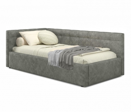 Кровать с подъемным механизмом LASKA Family Bonna 90х200 цвета графит