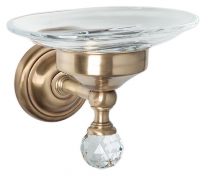 Мыльница Tiffany World Crystal TWCR106br/sw