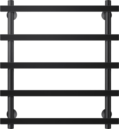 Полотенцесушитель электрический Secado Понтида 1 60x60, черный, R