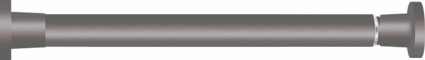 Карниз для ванны Carnation Home Fashions Urban Grey 110-200 см