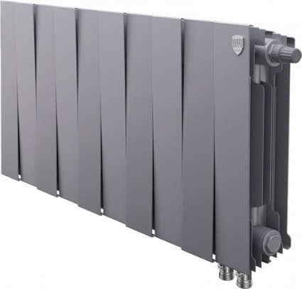 Радиатор биметаллический Royal Thermo Piano Forte 300 VDR silver satin, 10 секций