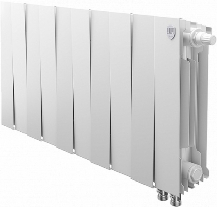 Радиатор биметаллический Royal Thermo Piano Forte 300 VDR bianco traffico, 10 секций