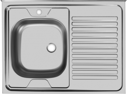 Мойка кухонная Ukinox Стандарт SSTD800.600 ---4C 0L-