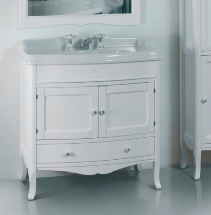 Тумба с раковиной Tiffany World Veronica 90/C bi puro