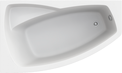 Акриловая ванна STWORKI Монтре 150x90 L, с каркасом