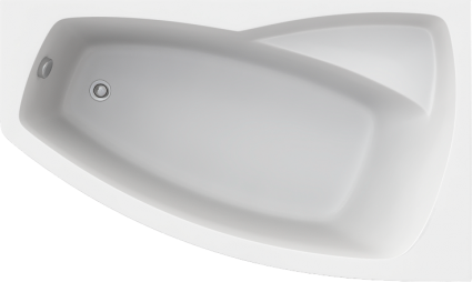 Акриловая ванна STWORKI Монтре 150x90 R, с каркасом
