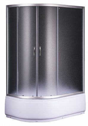 Душевой уголок Loranto Sunway CS-827HR 120х80х195 профиль хром, стекло матовое