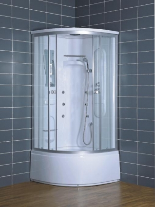Душевая кабина Loranto CS-002 90x90x220 профиль хром матовый, стекло матовое