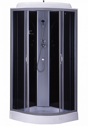 Душевая кабина Loranto SUNWAY CS-6681G G 80х80х215 профиль хром, стекло тонированное