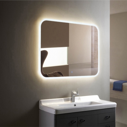 Зеркало Континент Demure LED 90х70 с подсветкой