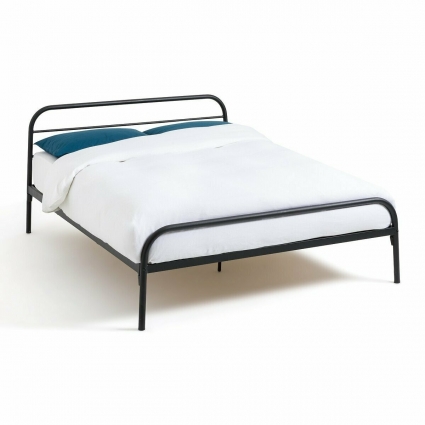Кровать из металла La Redoute Plus Cristo 160x200 черного цвета