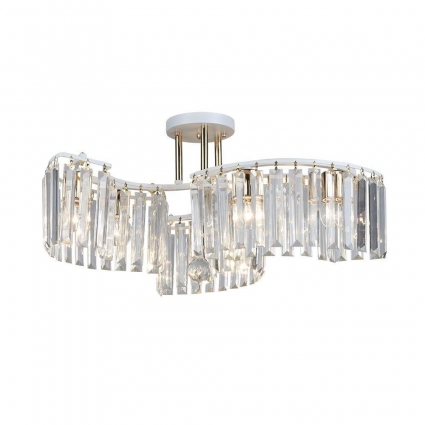 Потолочная люстра Seven Fires Iveya WD3549/6C-WT-FGD-CL