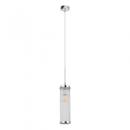 Подвесной светильник Crystal Lux Tadeo SP1 D100 Chrome/Transparente
