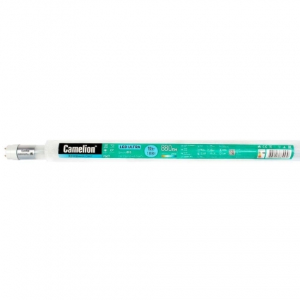 Лампа светодиодная Camelion G13 10W 4000K LED10-T8-60/840/G13 13720
