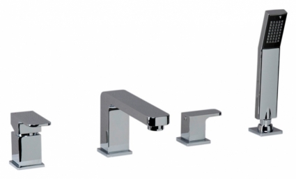Смеситель Aquanet Pozitiv SD90441F на борт ванны