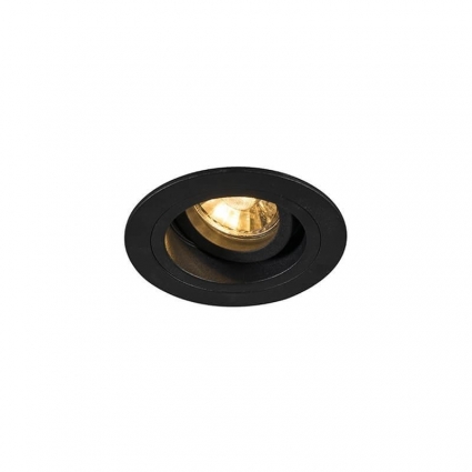 Встраиваемый светильник Zumaline Chuck dl round black 92700